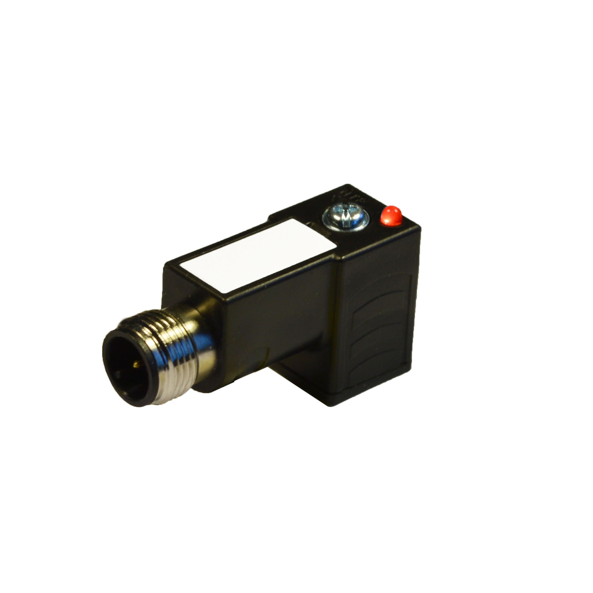 Adapter Industrial standard(type C),2p+2PE(h.6/12),red Led+vdr,24VAC/DC+M12 male,3p.